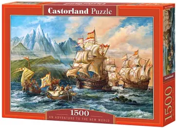 Puzzle-1500 "Приключения в Новом Свете" (C-151349) обложка книги