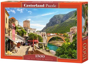 Puzzle-1500 "Старый город Мостар" (C-151387) обложка книги