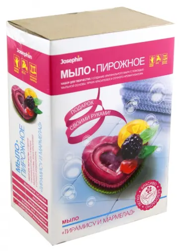 Мыло-пирожное "Тирамису и мармелад" (981204) обложка книги