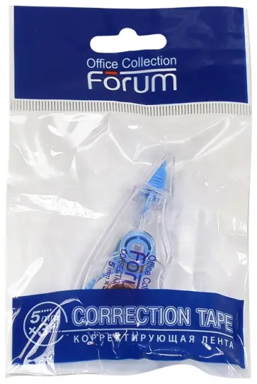 Корректирующая лента 5 мм х 3 м FORUM Office (757890 F) Корректирующая лента 5 мм х 3 м FORUM Office (757890 F) обложка книги
