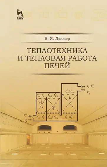 Владимир Дзюрер - Теплотехника и тепловая работа печей. Учебное пособие обложка книги