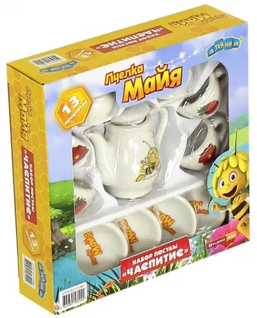 Набор посуды "Чайный сервиз" (13 предметов, фарфор) (GT7419) обложка книги