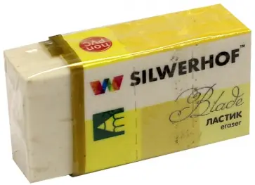 Ластик пластиковый Blade, белый (181083) обложка книги