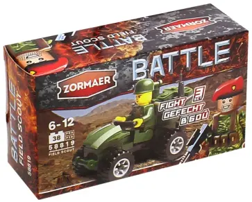 Конструктор Zormaer Battle. Боевой разведчик. 38 элементов (58819) обложка книги