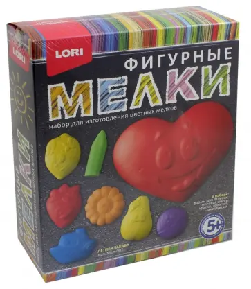 Набор для изготовления цветных мелков. Фигурные мелки. Летняя забава (Мел-002) обложка книги