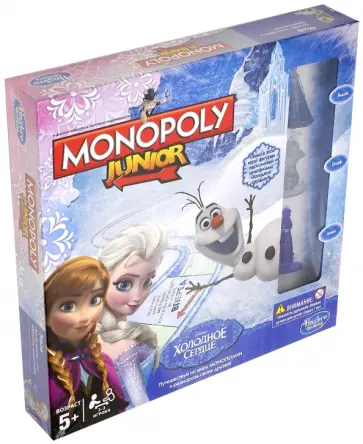 Игра Монополия JUNIOR «Холодное сердце» (В2247121) обложка книги