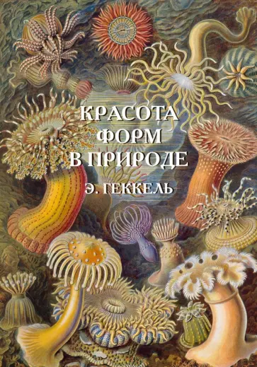 Красота форм в природе. Э. Геккель обложка книги