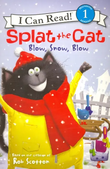 Lin Hsu - Splat the Cat. Blow, Snow, Blow. Level 1 обложка книги