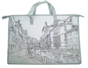 Папка для чертежей и рисунков на молнии "Город", А3 (40580-12) обложка книги