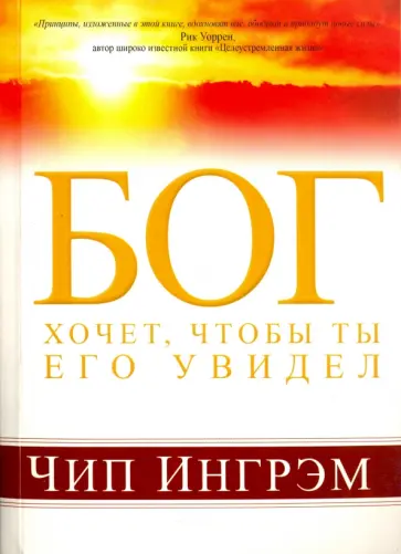 Чип Ингрэм - Бог хочет, чтобы ты Его увидел обложка книги