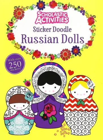 Sticker Doodle Russian Dolls обложка книги