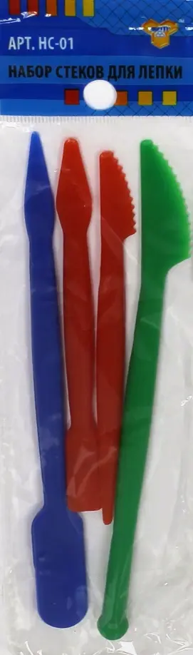 Стеки для лепки, набор 4 штуки (НС-01) обложка книги
