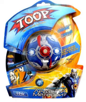 Боевой волчок + контроллер "TOOP Ледяной метеорит" (T-01003) обложка книги