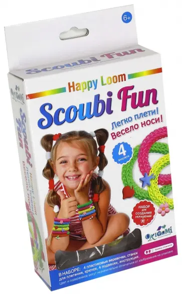 Scoubi Fun. Набор для плетения браслетов - 4 шт. (02208) обложка книги