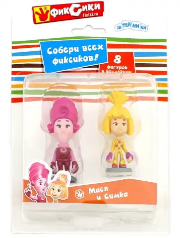 Фигурки Фиксики "Симка и Мася", 2 штуки (GT8622) Фигурки Фиксики "Симка и Мася", 2 штуки (GT8622) обложка книги