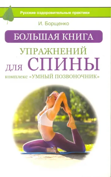 Игорь Борщенко - Большая книга упражнений для спины обложка книги