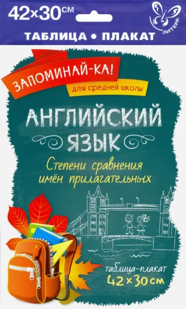 Английский язык. Степени сравнения имён прилагательных Английский язык. Степени сравнения имён прилагательных обложка книги