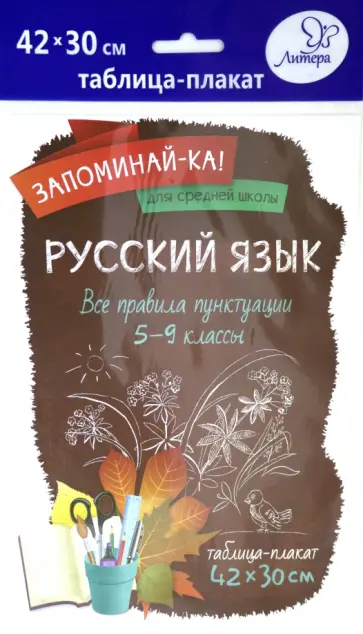 Русский язык. Все правила пунктуации. 5-9 классы Русский язык. Все правила пунктуации. 5-9 классы обложка книги