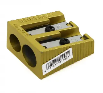 Точилка металлическая, 2 отверстия обложка книги