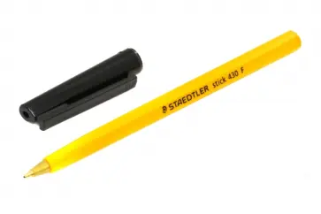 Шариковая ручка Stick F. 0,3 мм. Черная (430F-902) обложка книги