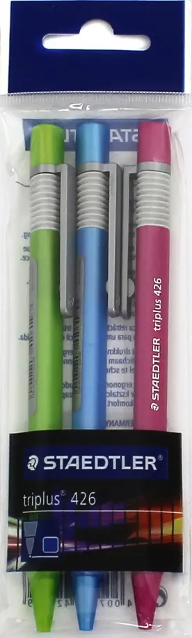 Набор автоматических шариковых ручек Triplus F. 0,3мм. Синие чернила (426PB3RL) обложка книги