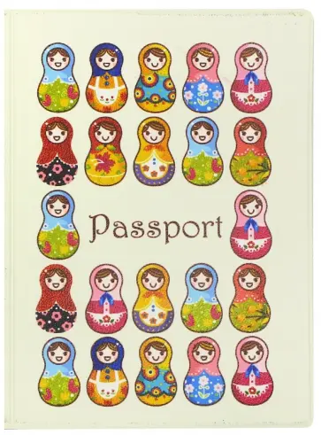 Обложка для паспорта "Твой стиль. Матрешки" (2203.Т8) обложка книги