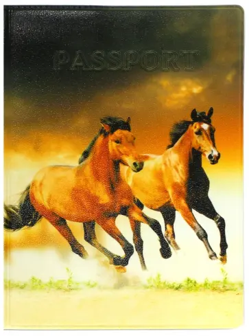 Обложка для паспорта "Твой стиль. Лошади" (2203.Т9) обложка книги