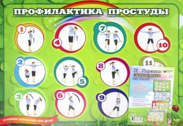 Комплект плакатов. Утренняя гимнастика для детей. ФГОС обложка книги