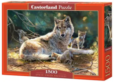 Puzzle-1500 "Волки" (C-151400) обложка книги