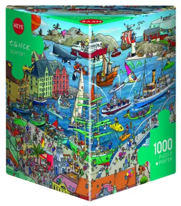 Puzzle-1000 "Морской порт" (29729) обложка книги