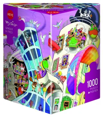 Puzzle-1000 "Джинджер и Фред" (29749) обложка книги
