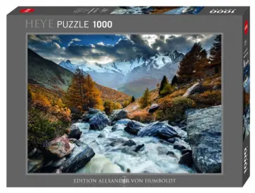 Puzzle-1000 "Горный поток. Nature" (29712) обложка книги