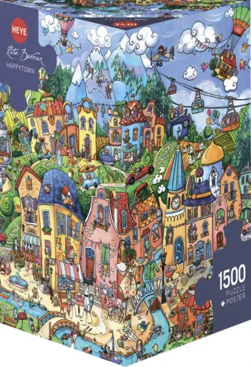 Puzzle-1500 Счастливый город Puzzle-1500 Счастливый город обложка книги