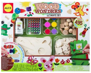 Большой набор "Деревянные поделки" (557) обложка книги