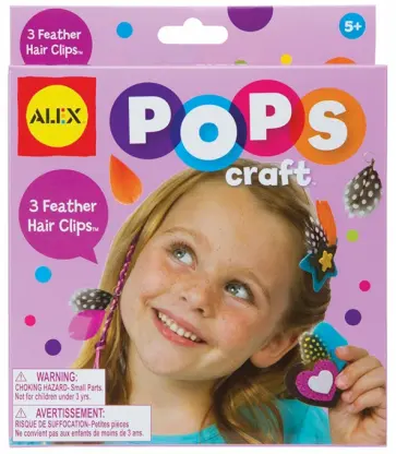 Набор для творчества "Заколки перышки" (1294) обложка книги