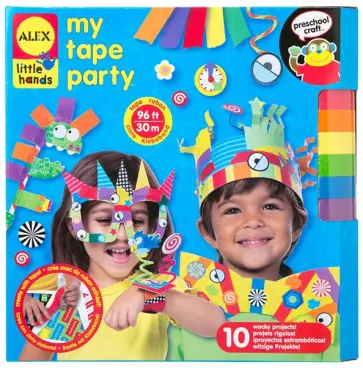 Аппликации из цветной бумагу "Праздничная вечеринка" (1523) обложка книги