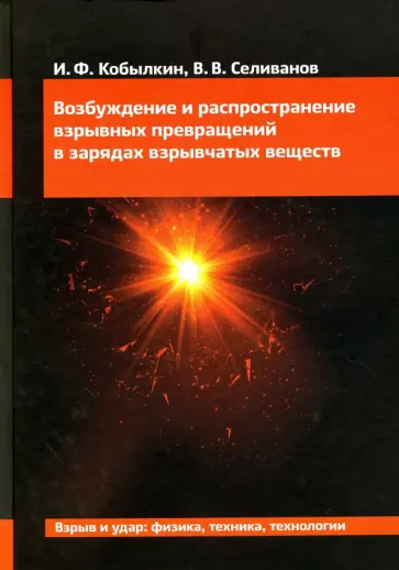 Кобылкин, Селиванов - Возбуждение и распространение взрывных превращений в зарядах взрывчатых веществ обложка книги