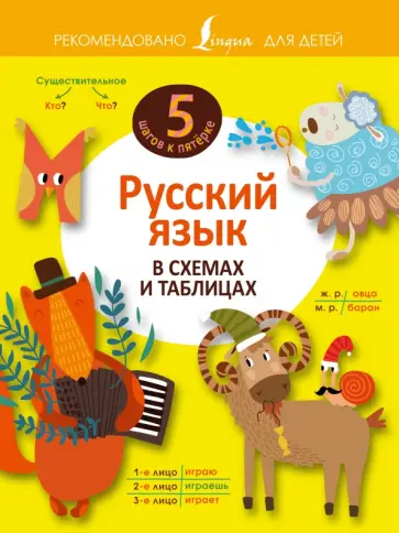 Русский язык в схемах и таблицах обложка книги