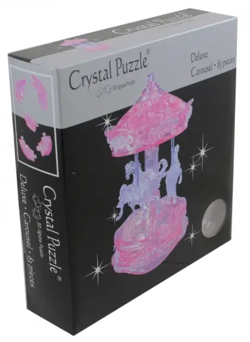 3D головоломка "Карусель" розовая (91209) обложка книги