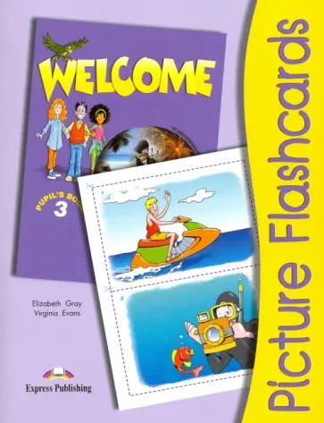 Gray, Эванс - Welcome 3. Picture Flashcards обложка книги