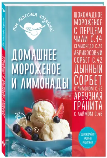 А. Гидаспова - Домашнее мороженое и лимонады обложка книги
