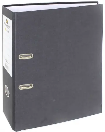 Папка-регистратор (черная) (221395) обложка книги