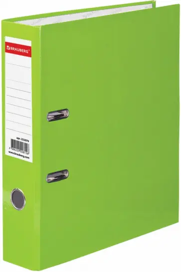 Папка-регистратор (80 мм, светло-зеленая) (222070) обложка книги