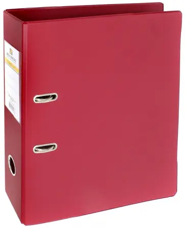 Папка-регистратор (70 мм, бордовая) (222653) обложка книги