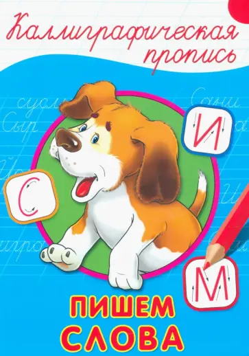 Каллиграфическая пропись. Пишем слова обложка книги