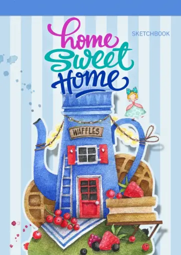 Блокнот "Home sweet home! Waffles", А5 Блокнот "Home sweet home! Waffles", А5 обложка книги