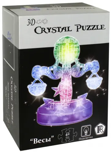 3D Crystal Puzzle "Знак зодиака "Весы" (9045A) обложка книги