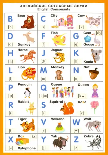Английский язык. Английские согласные обложка книги
