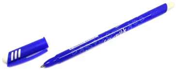 Ручка шариковая со стираемыми чернилами, синяя (826101) обложка книги