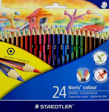 Карандаши Noris Club, 24 цвета Wopex "Johanna Basford" (185C24) обложка книги